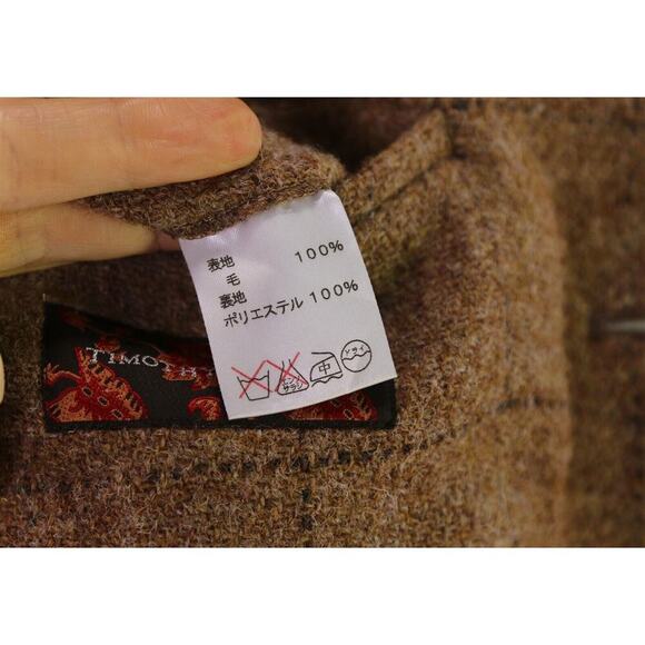 Timothy Everest x Harris Tweed Brown Windowpane Patch Pocket Coat Blazer 40S - Picture 10 of 11